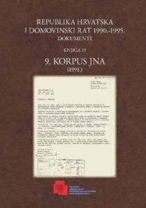 Republika Hrvatska i Domovinski rat 1990. - 1995. Dokumenti, knjiga 20