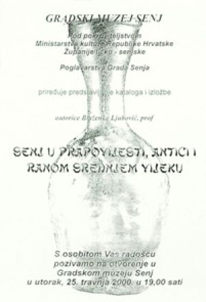 Senj u prapovijesti, antici i ranom srednjem vijeku