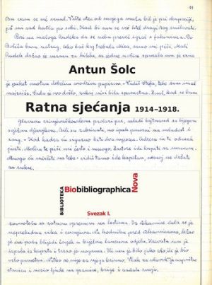 Ratna sjećanja 1914.-1918.